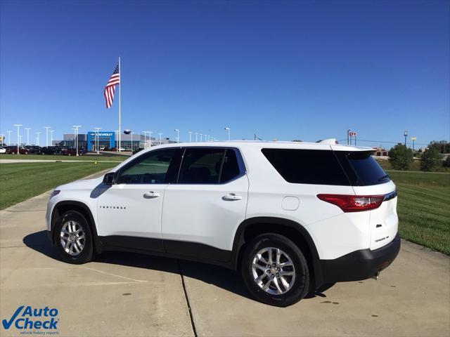 used 2021 Chevrolet Traverse car, priced at $23,425