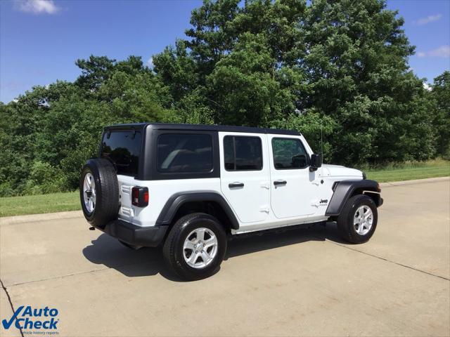 used 2022 Jeep Wrangler Unlimited car, priced at $29,218