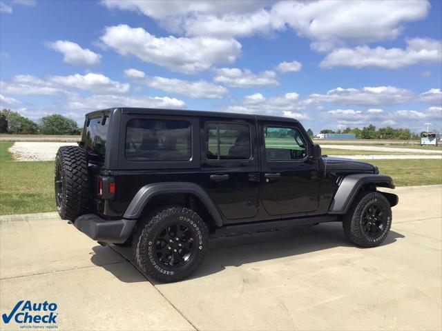 used 2021 Jeep Wrangler car, priced at $30,011