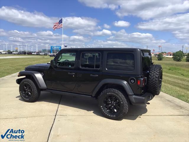 used 2021 Jeep Wrangler car, priced at $30,011