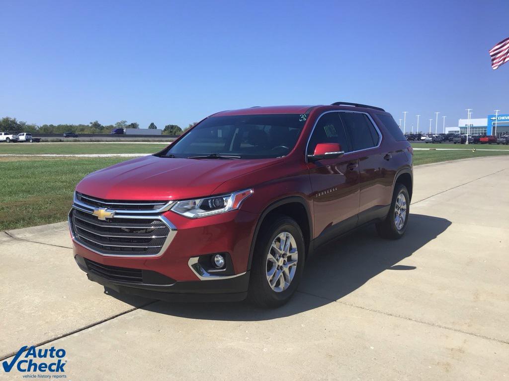 used 2021 Chevrolet Traverse car, priced at $22,237