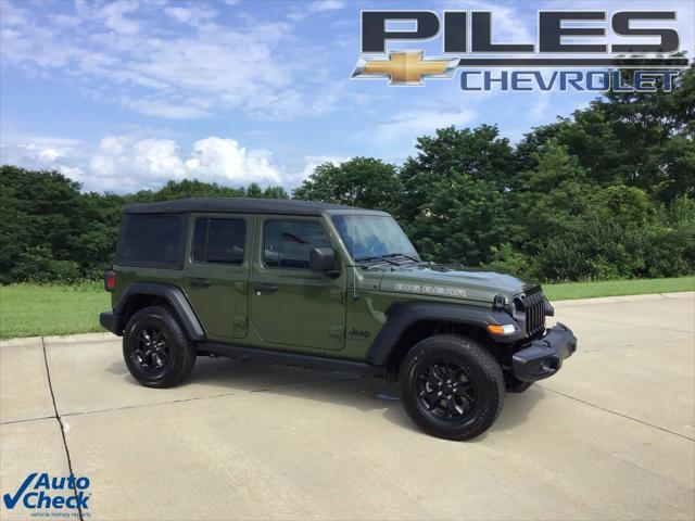 used 2023 Jeep Wrangler car, priced at $35,037