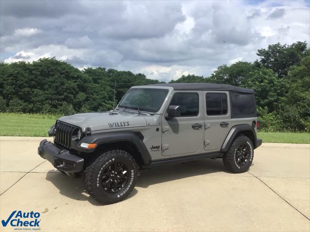 used 2021 Jeep Wrangler car, priced at $31,552