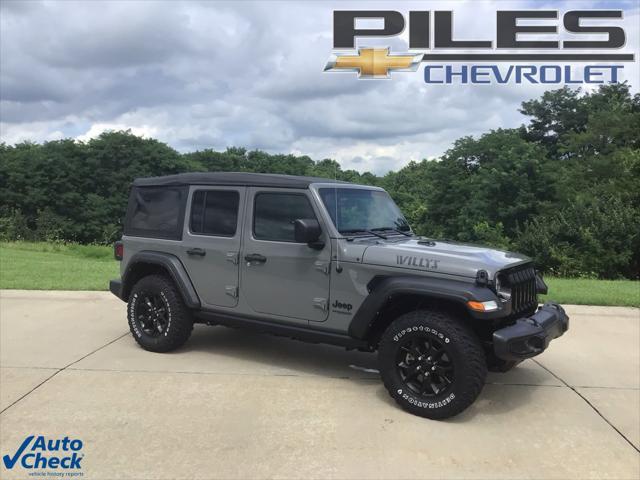 used 2021 Jeep Wrangler car, priced at $31,552