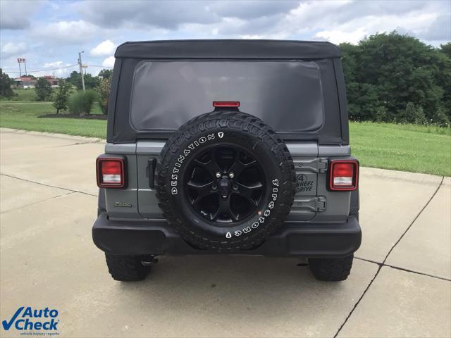 used 2021 Jeep Wrangler car, priced at $31,552