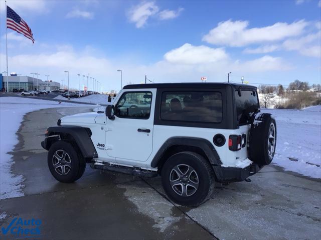 used 2021 Jeep Wrangler car, priced at $27,378