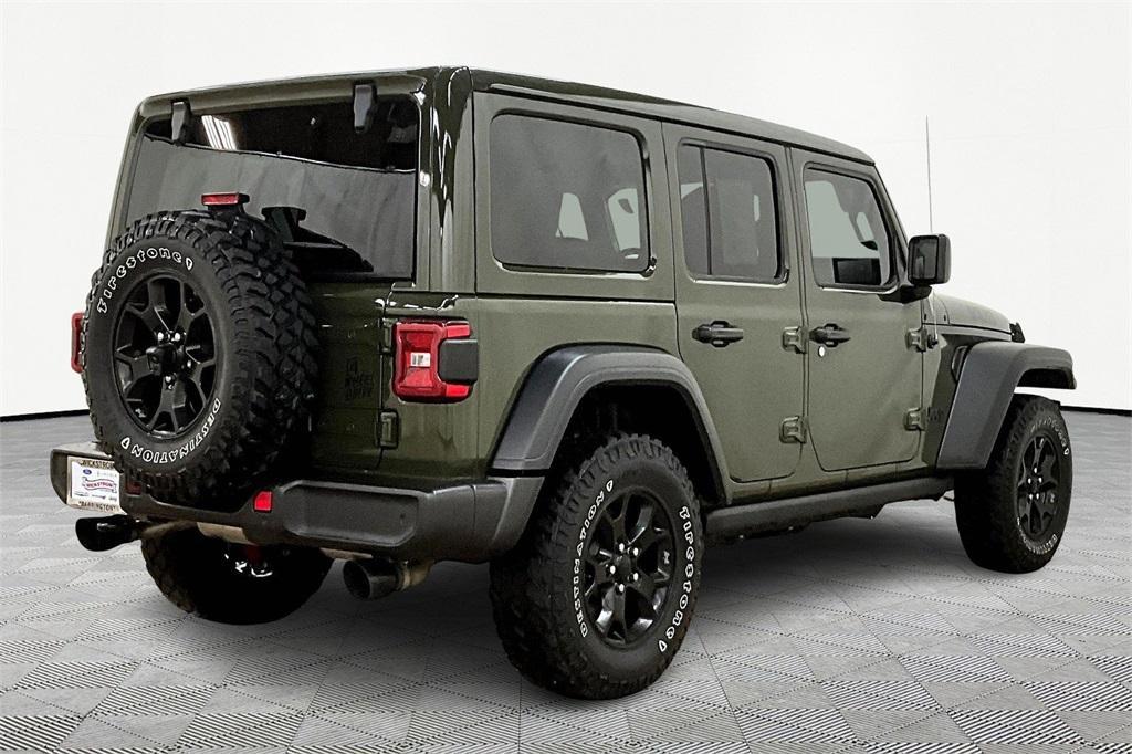 used 2021 Jeep Wrangler Unlimited car, priced at $27,490