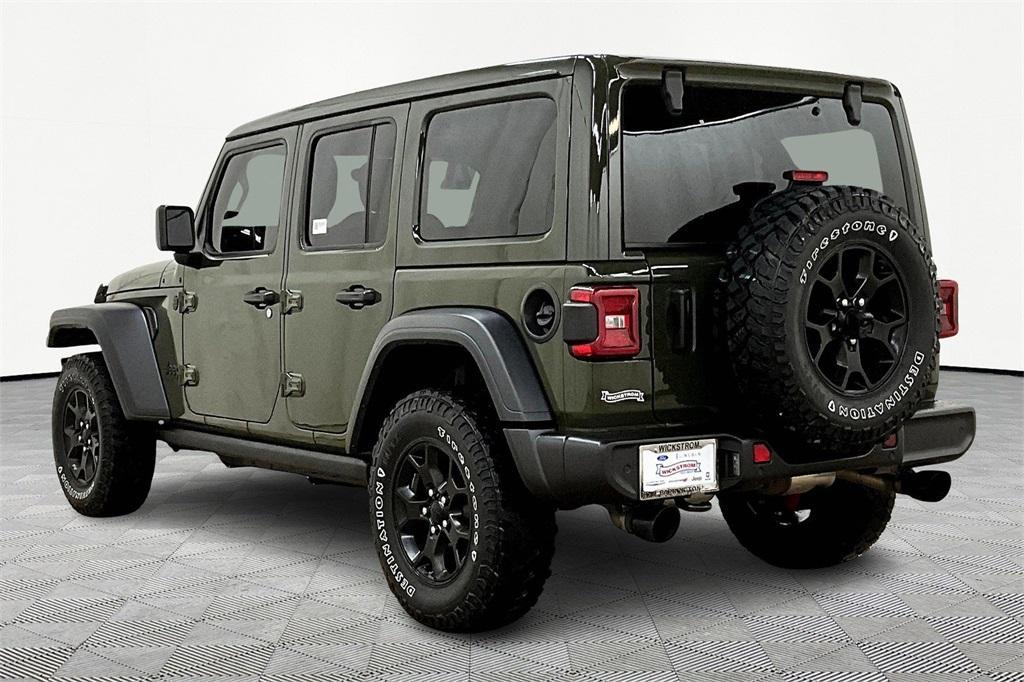 used 2021 Jeep Wrangler Unlimited car, priced at $27,490