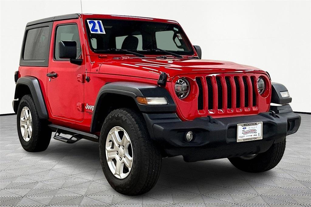 used 2021 Jeep Wrangler car, priced at $21,900