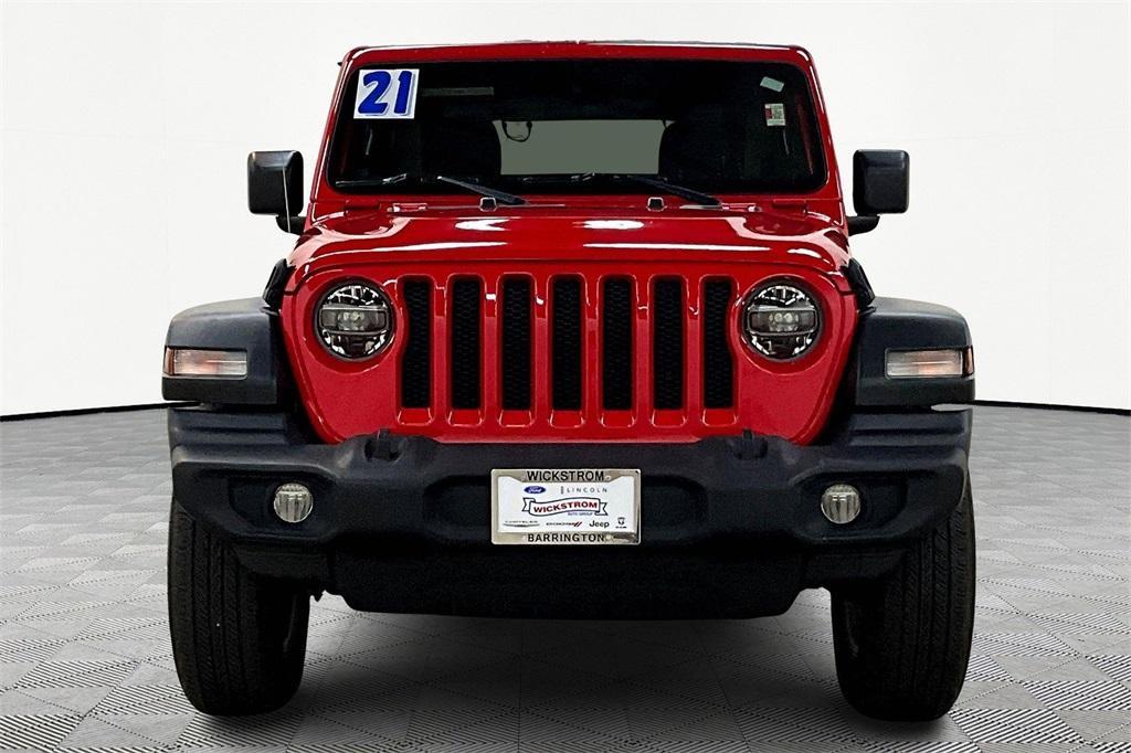 used 2021 Jeep Wrangler car, priced at $21,900