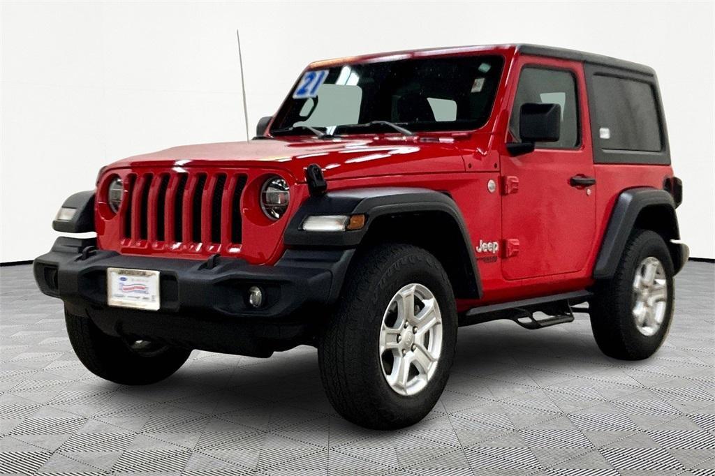 used 2021 Jeep Wrangler car, priced at $21,900