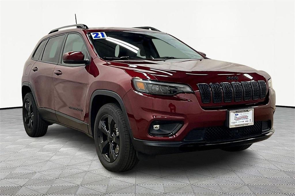 used 2021 Jeep Cherokee car, priced at $18,000