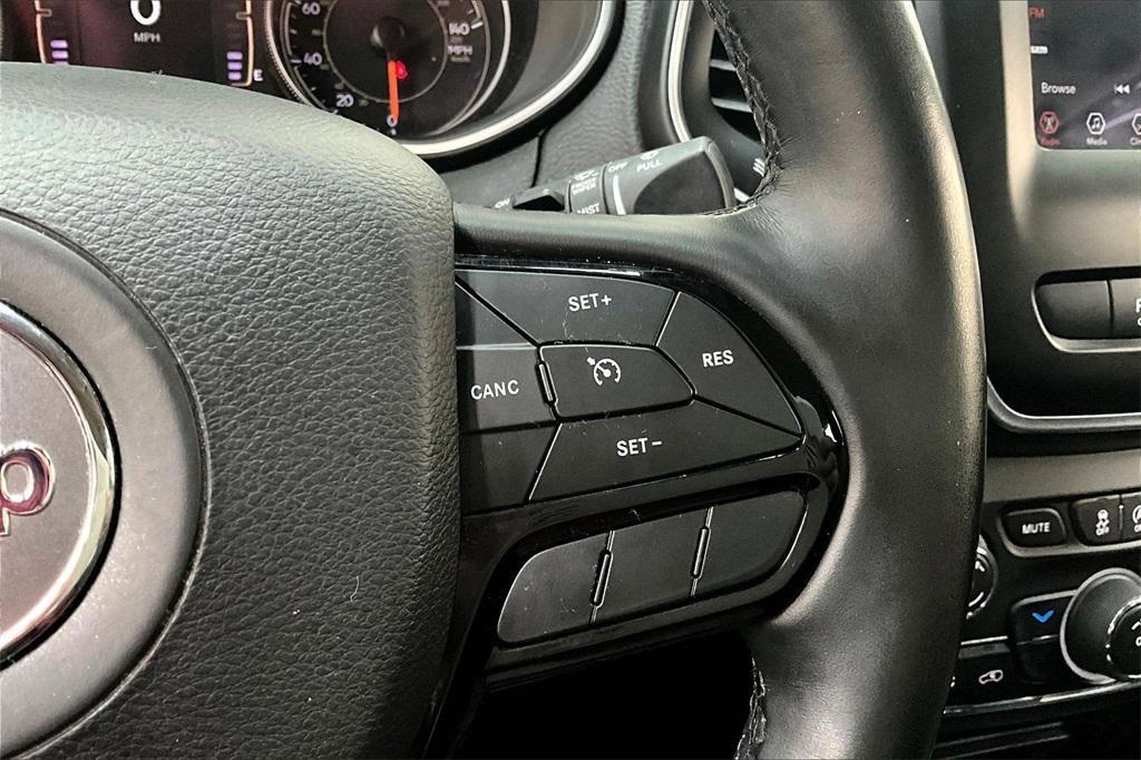 used 2021 Jeep Cherokee car, priced at $18,000