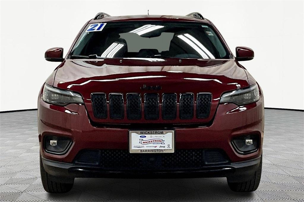 used 2021 Jeep Cherokee car, priced at $18,000