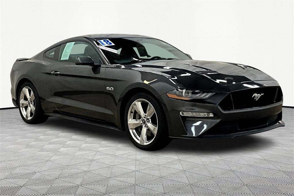 used 2018 Ford Mustang car, priced at $24,490