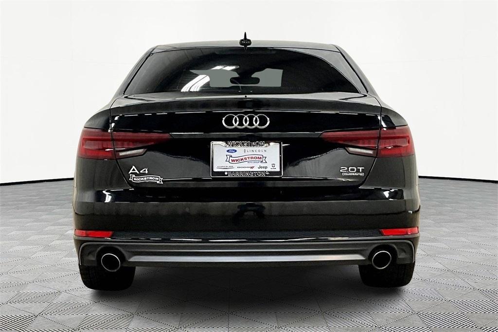 used 2018 Audi A4 car, priced at $15,000