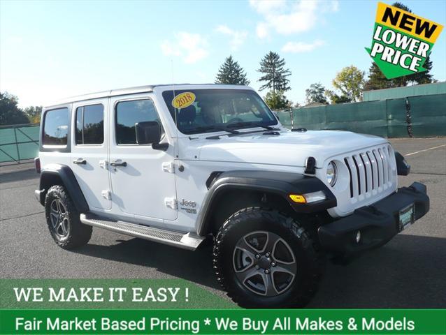 used 2018 Jeep Wrangler Unlimited car, priced at $30,985