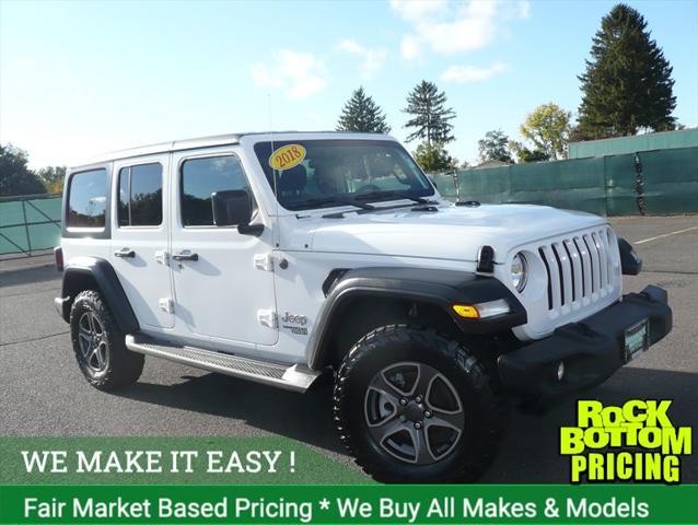 used 2018 Jeep Wrangler Unlimited car, priced at $27,985