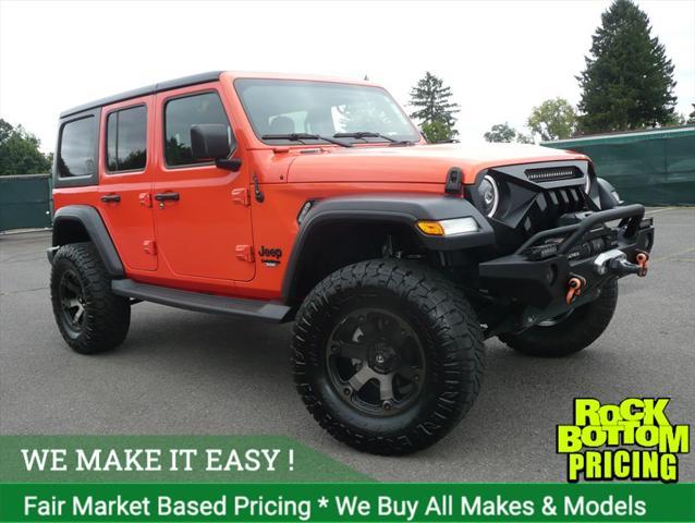 used 2018 Jeep Wrangler Unlimited car, priced at $26,985