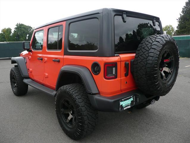 used 2018 Jeep Wrangler Unlimited car, priced at $26,985