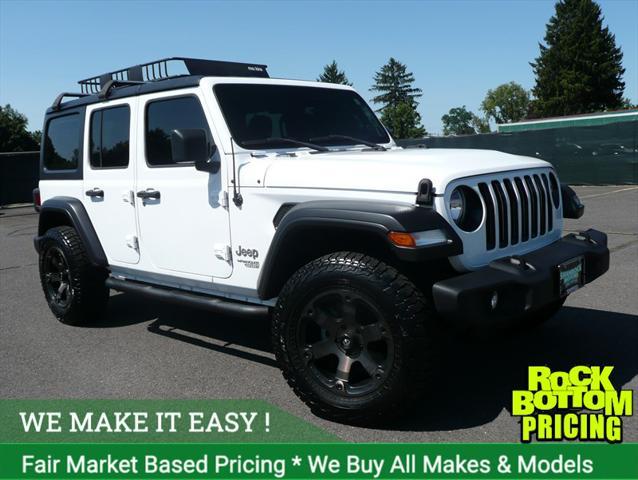 used 2018 Jeep Wrangler Unlimited car, priced at $24,985