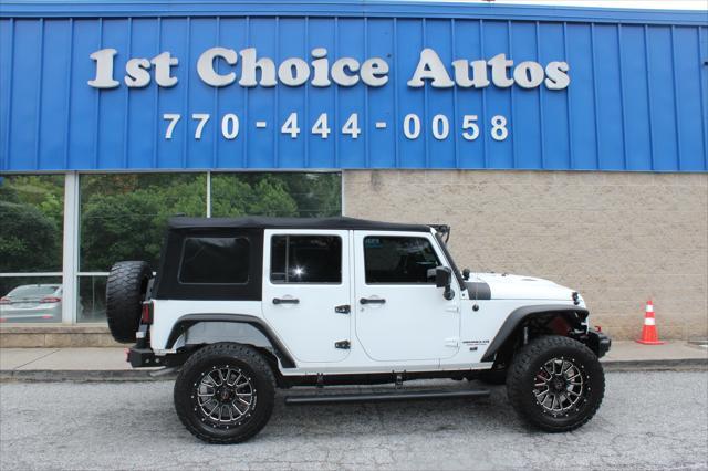 used 2016 Jeep Wrangler Unlimited car, priced at $17,999