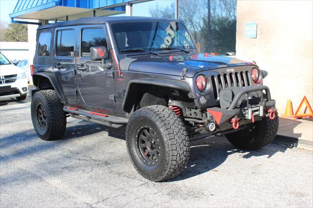 used 2017 Jeep Wrangler Unlimited car, priced at $15,999