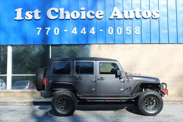 used 2017 Jeep Wrangler Unlimited car, priced at $15,999