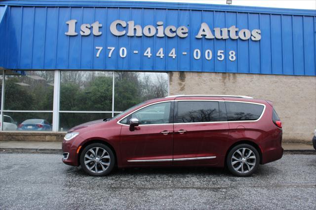 used 2017 Chrysler Pacifica car, priced at $11,999