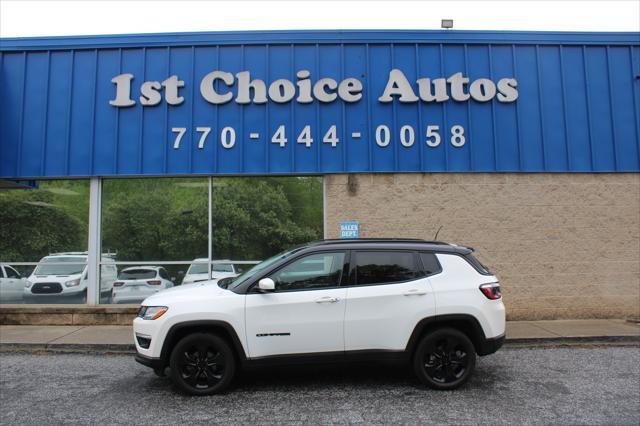 used 2021 Jeep Compass car, priced at $14,999