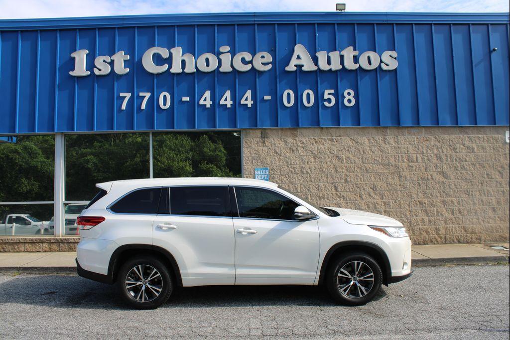 used 2018 Toyota Highlander car, priced at $17,999