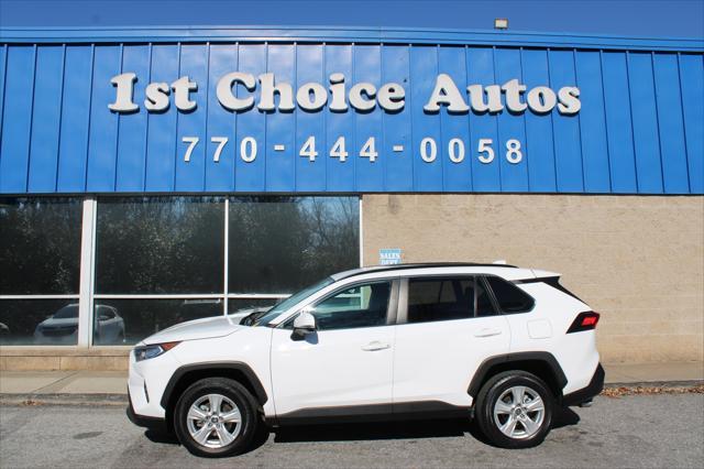 used 2021 Toyota RAV4 car, priced at $18,999