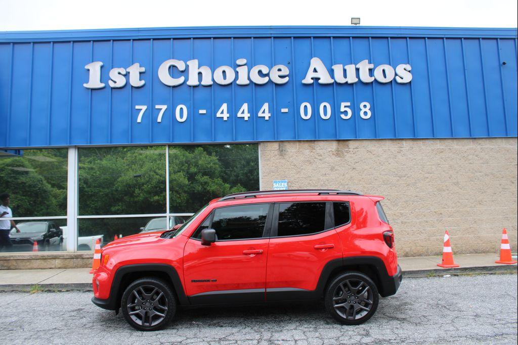 used 2021 Jeep Renegade car, priced at $15,999