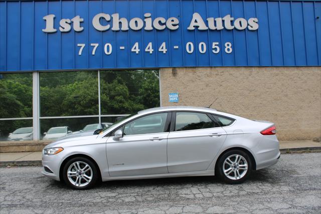 used 2018 Ford Fusion Hybrid car, priced at $8,999
