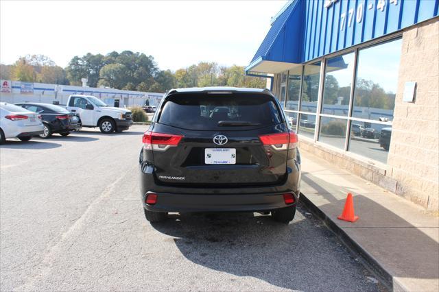 used 2019 Toyota Highlander car, priced at $17,999