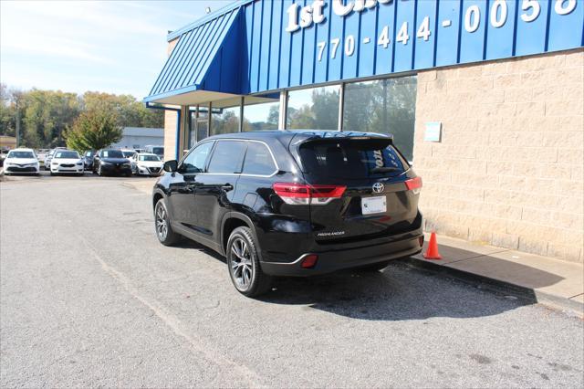 used 2019 Toyota Highlander car, priced at $17,999