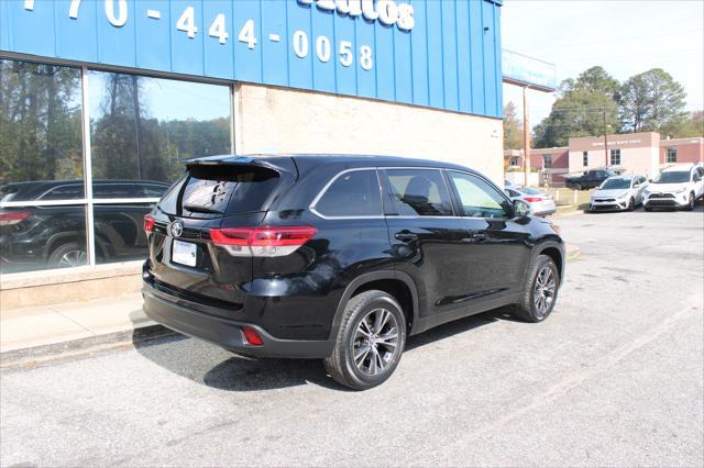 used 2019 Toyota Highlander car, priced at $17,999