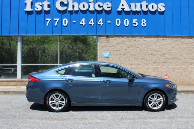 used 2018 Ford Fusion car, priced at $17,999