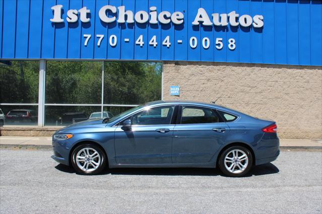 used 2018 Ford Fusion car, priced at $17,999