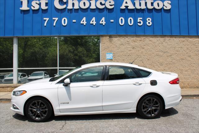 used 2018 Ford Fusion Hybrid car, priced at $9,999