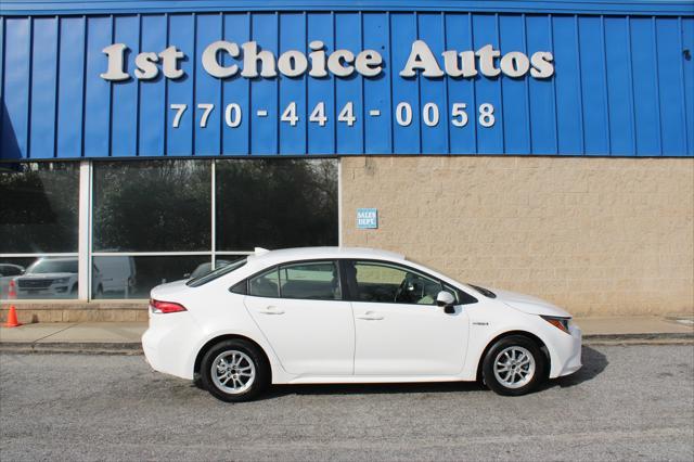 used 2021 Toyota Corolla Hybrid car, priced at $13,999