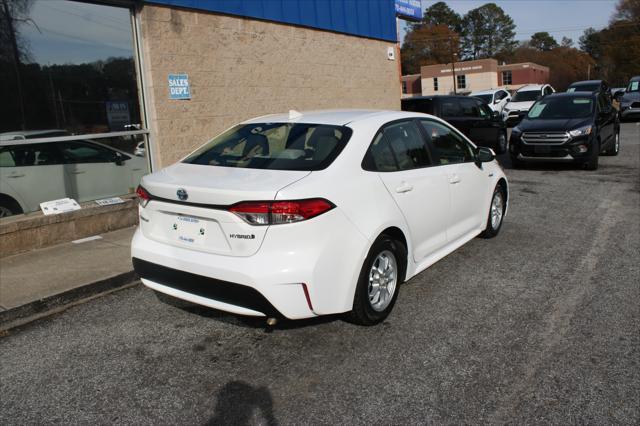 used 2021 Toyota Corolla Hybrid car, priced at $13,999