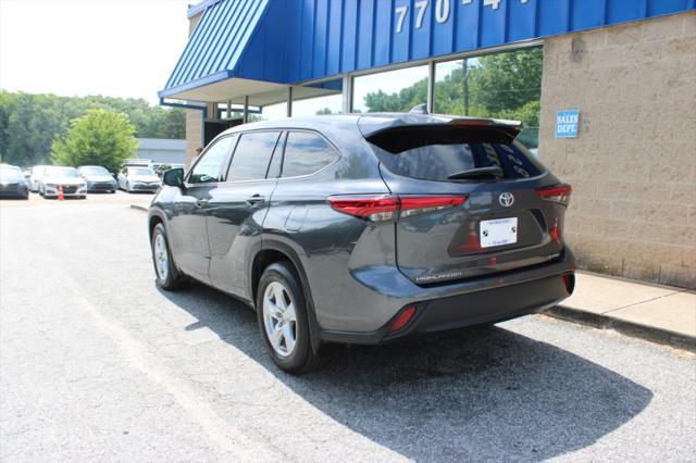 used 2020 Toyota Highlander car, priced at $24,999