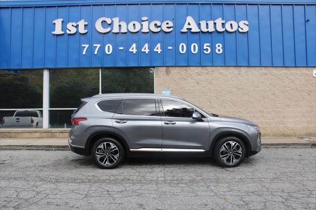 used 2019 Hyundai Santa Fe car, priced at $14,999