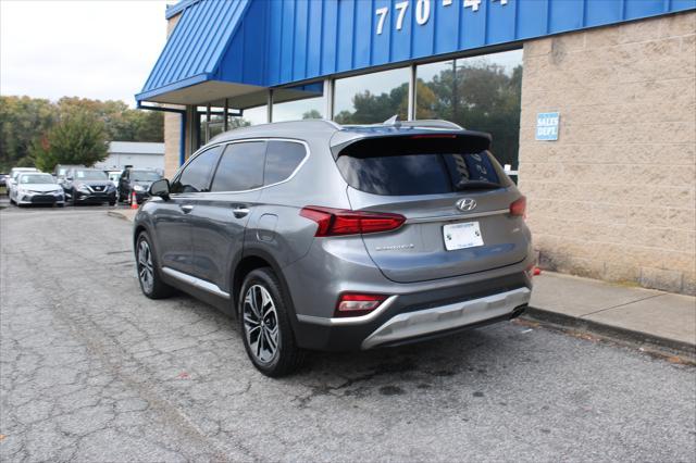 used 2019 Hyundai Santa Fe car, priced at $14,999