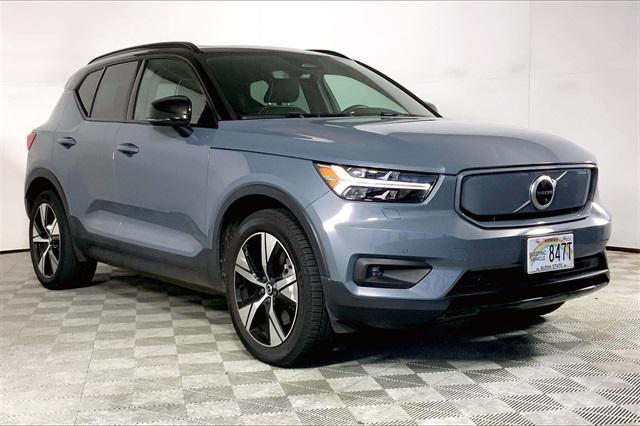 used 2021 Volvo XC40 Recharge Pure Electric car, priced at $27,995