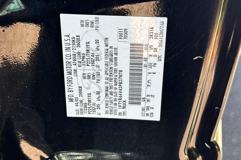 used 2003 Ford Ranger car, priced at $6,995