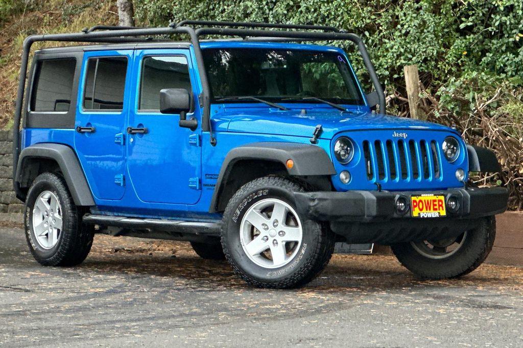 used 2016 Jeep Wrangler Unlimited car, priced at $19,995