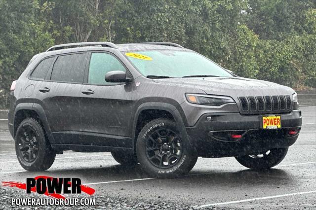 used 2021 Jeep Cherokee car, priced at $24,995