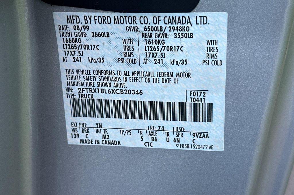 used 1999 Ford F-150 car, priced at $4,890